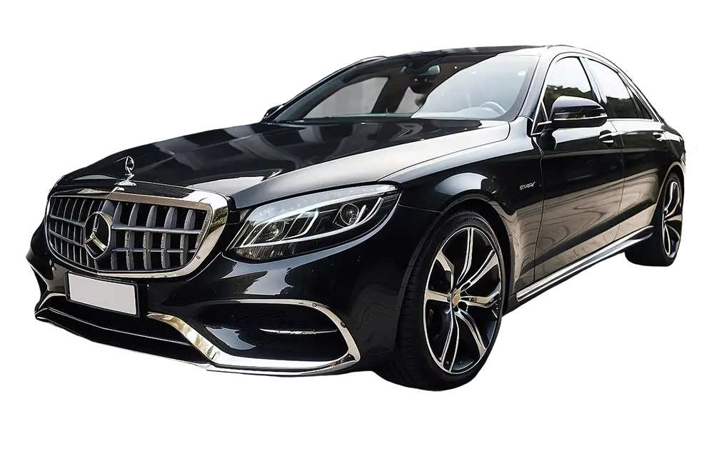 close-up-exterior-luxury-black-car-parked-outdoors